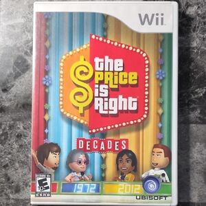 Nintendo Wii | The Price is Right : Decades Video Game *Complete Game & Manual